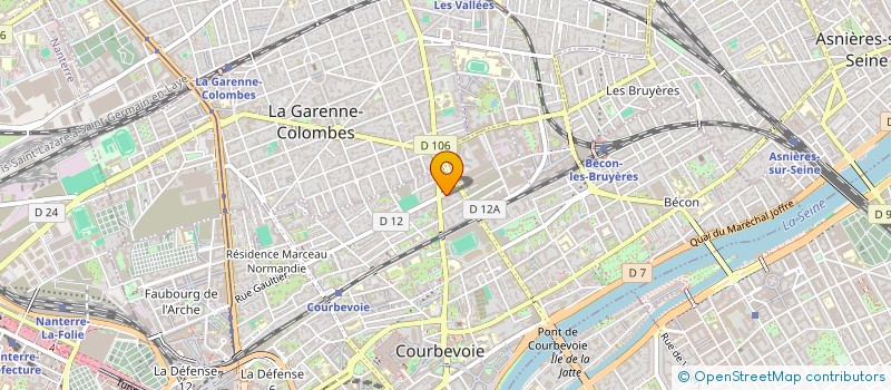 localisation de l'entreprise MONSIEUR LAURENT BOUVIER à COURBEVOIE