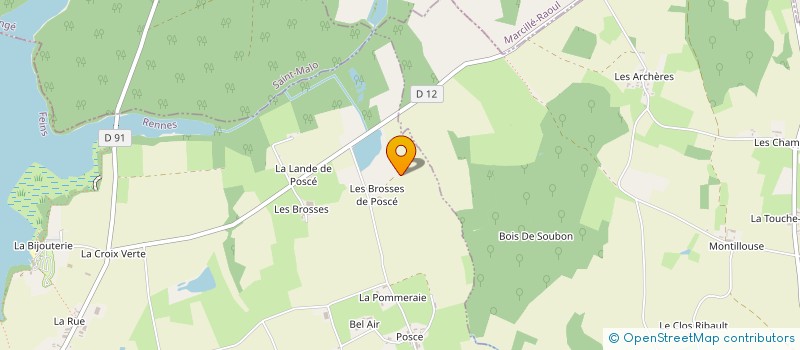 localisation de l'entreprise MONSIEUR LAURENT BOUVON  FEINS