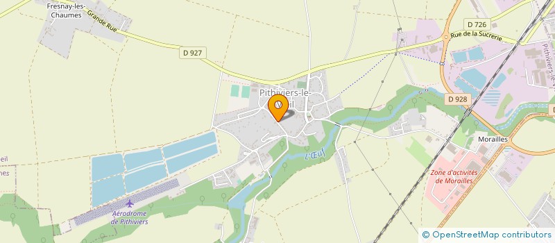 localisation de l'entreprise MONSIEUR LAURENT BOUVROT à PITHIVIERS-LE-VIEIL
