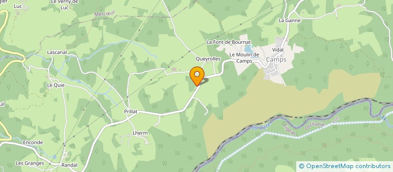 localisation de l'entreprise MONSIEUR LAURENT BOUYGES  CAMPS ST MATHURIN LEOBAZEL