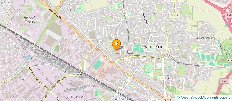 localisation de l'entreprise MONSIEUR LAURENT BOUZON  SAINT-PRIEST