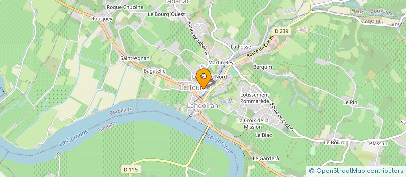 localisation de l'entreprise MONSIEUR LAURENT BOYAT  CREON