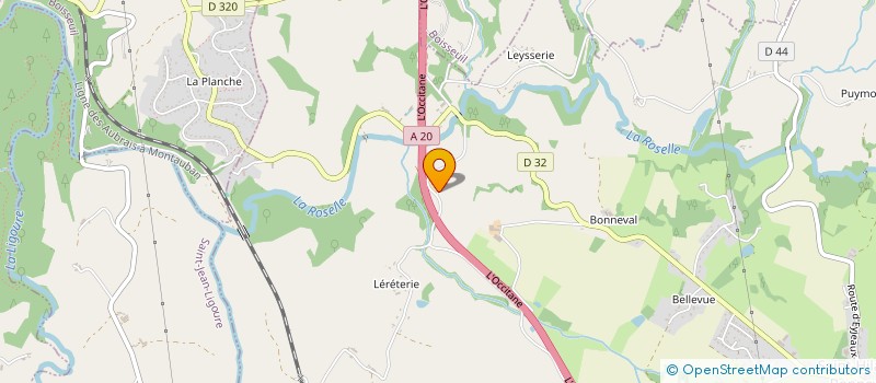 localisation de l'entreprise MONSIEUR LAURENT BOYER  SAINT-HILAIRE-BONNEVAL