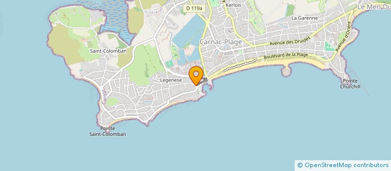 localisation de l'entreprise MONSIEUR LAURENT BOYER  CARNAC
