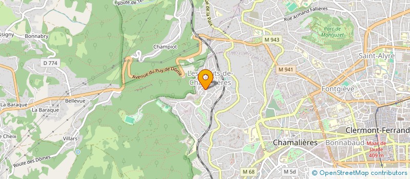 localisation de l'entreprise MONSIEUR LAURENT BOZEC  CHAMALIERES