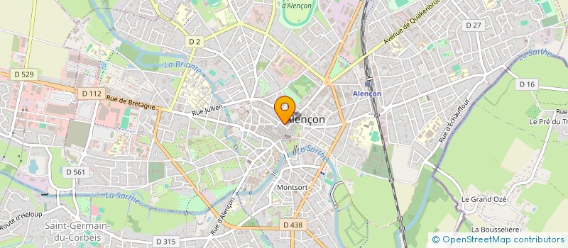 localisation de l'entreprise MONSIEUR LAURENT BRACCIANI à ALENCON