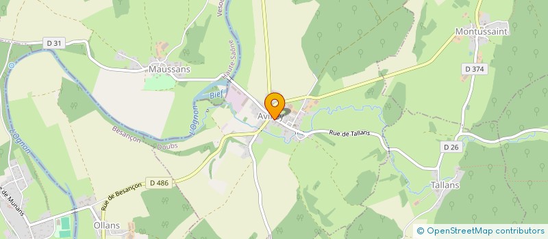 localisation de l'entreprise MONSIEUR LAURENT BRACHOTTE  AVILLEY