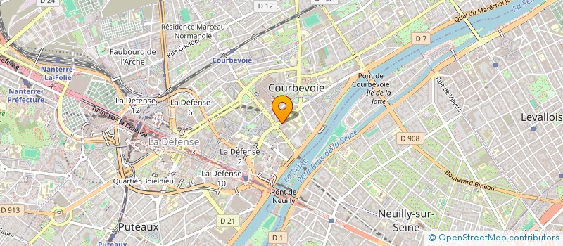 localisation de l'entreprise MONSIEUR LAURENT BRACK à COURBEVOIE