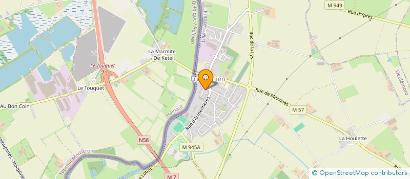 localisation de l'entreprise MONSIEUR LAURENT BRAEM  FRELINGHIEN