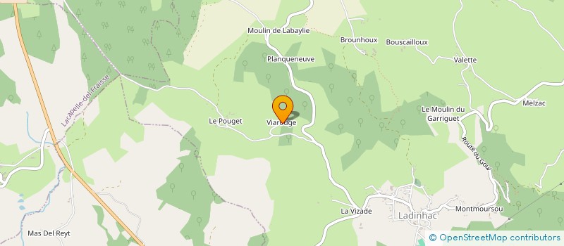 localisation de l'entreprise MONSIEUR LAURENT BRAMARIE à LADINHAC