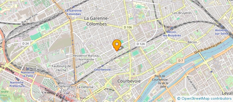 localisation de l'entreprise MONSIEUR LAURENT BRANCHI à COURBEVOIE