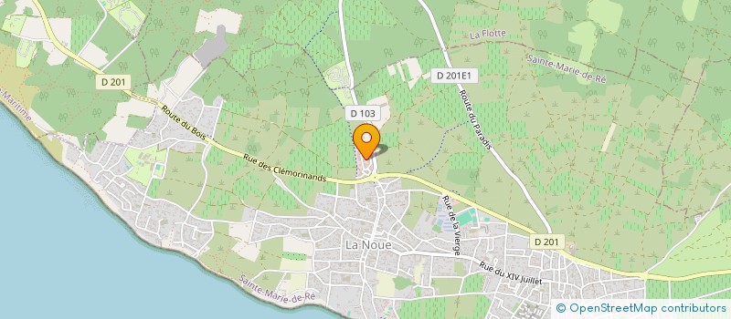 localisation de l'entreprise MONSIEUR LAURENT BRANDY  SAINTE-MARIE-DE-RE