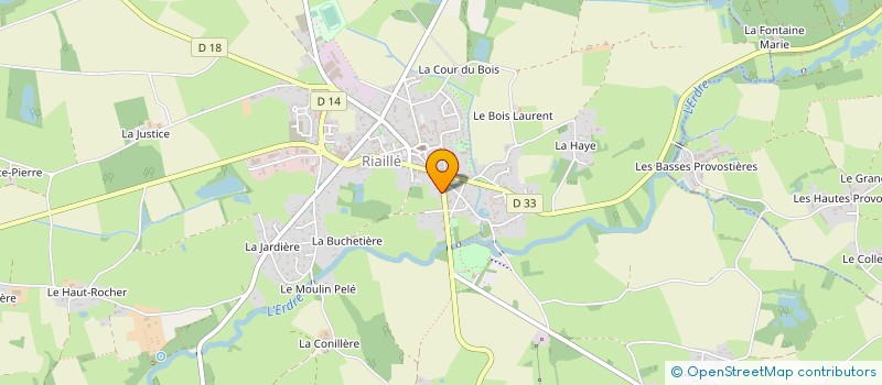 localisation de l'entreprise MONSIEUR LAURENT BRARD  RIAILLE