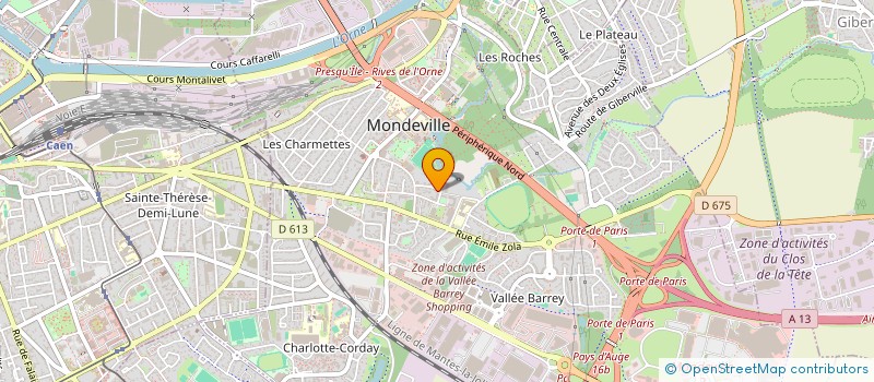 localisation de l'entreprise MONSIEUR LAURENT BRARD  MONDEVILLE