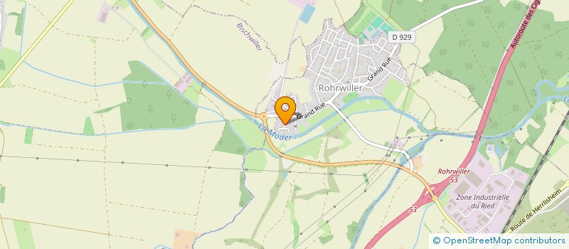 localisation de l'entreprise MONSIEUR LAURENT BRASSEL  ROHRWILLER