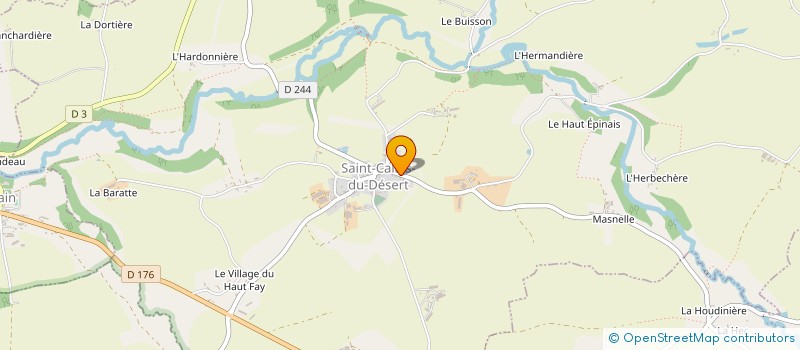 localisation de l'entreprise MONSIEUR LAURENT BRASSELET à SAINT-CALAIS-DU-DESERT