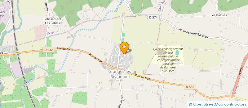 localisation de l'entreprise MONSIEUR LAURENT BRASSEUR  GRANGES-LES-BEAUMONT