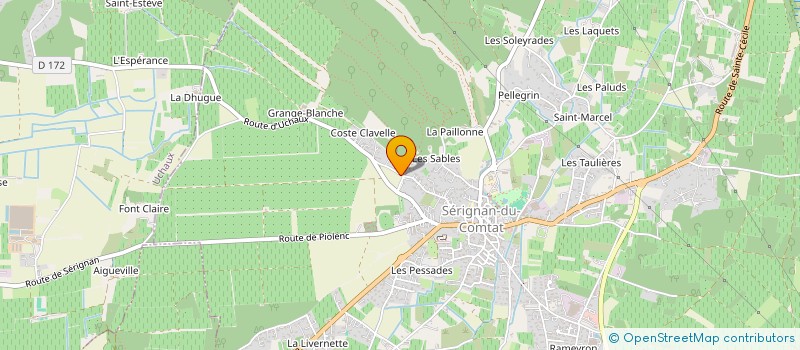 localisation de l'entreprise MONSIEUR LAURENT BRAVAY  SERIGNAN-DU-COMTAT