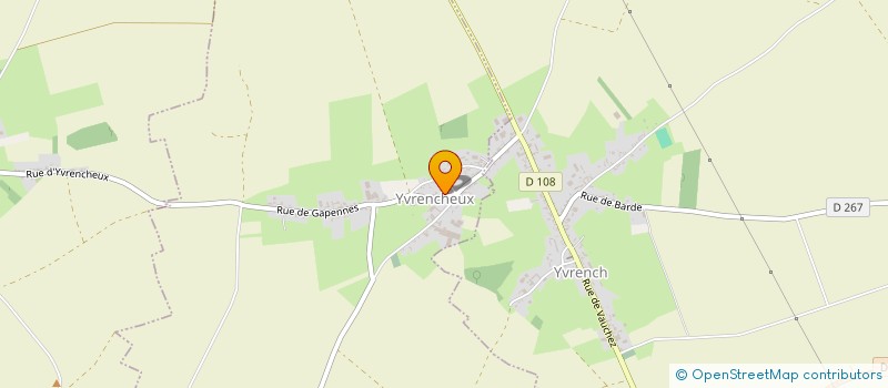 localisation de l'entreprise MONSIEUR LAURENT BREART  YVRENCHEUX