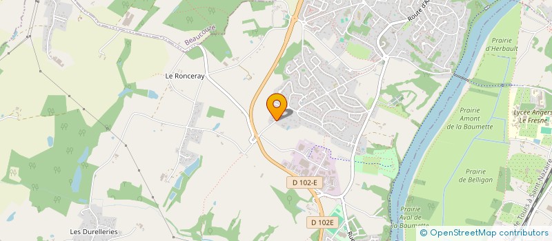 localisation de l'entreprise MONSIEUR LAURENT BRECHETEAU  BOUCHEMAINE