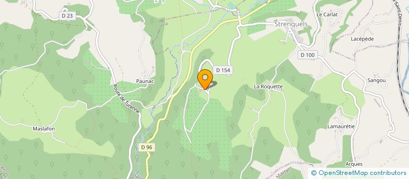 localisation de l'entreprise MONSIEUR LAURENT BREIL  STRENQUELS