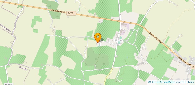 localisation de l'entreprise MONSIEUR LAURENT BREMAUD  BARRET