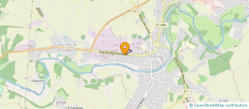 localisation de l'entreprise MONSIEUR LAURENT BREMAUD  SAINT-PIERRE-D'EXIDEUIL