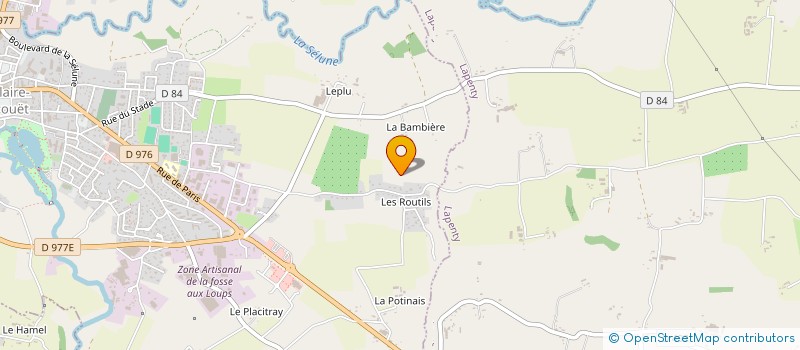 localisation de l'entreprise MONSIEUR LAURENT BRESNU  SAINT-HILAIRE-DU-HARCOUET