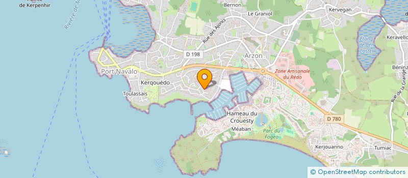 localisation de l'entreprise MONSIEUR LAURENT BRETAUD  ARZON