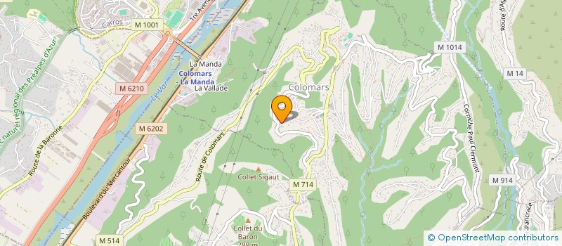 localisation de l'entreprise MONSIEUR LAURENT BRETHES  COLOMARS