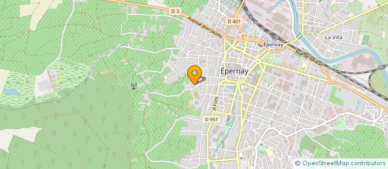 localisation de l'entreprise MONSIEUR LAURENT BRETON  EPERNAY