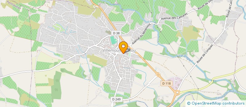 localisation de l'entreprise MONSIEUR LAURENT BREUIL  VILLEMOUSTAUSSOU
