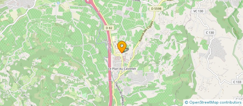 localisation de l'entreprise MONSIEUR LAURENT BREZAC à LE CASTELLET