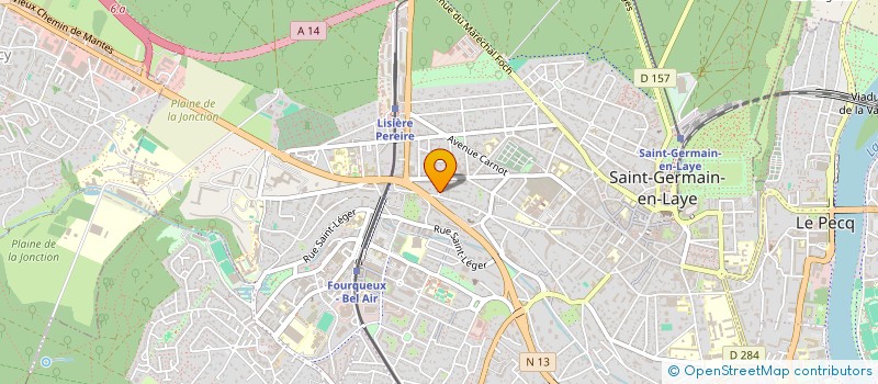 localisation de l'entreprise MONSIEUR LAURENT BRIANCON à SAINT-GERMAIN-EN-LAYE