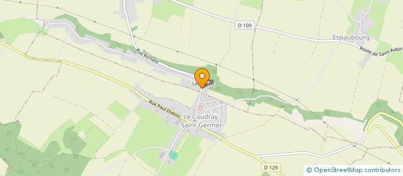 localisation de l'entreprise MONSIEUR LAURENT BRIAND  CUIGY-EN-BRAY