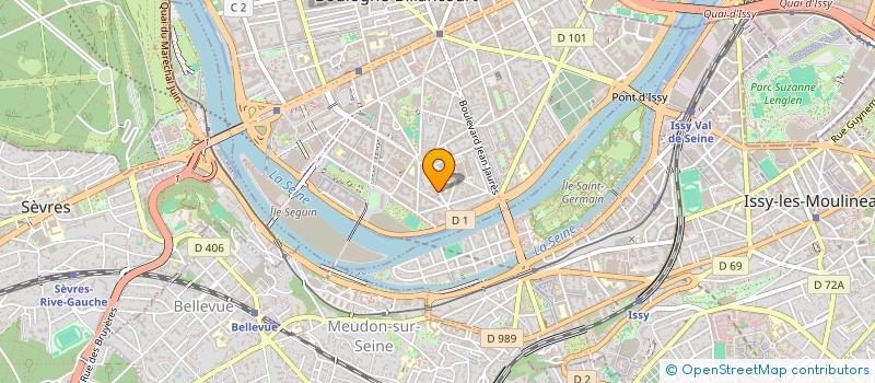 localisation de l'entreprise MONSIEUR LAURENT BRIANTAIS à BOULOGNE-BILLANCOURT