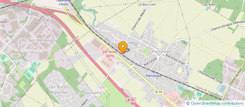 localisation de l'entreprise MONSIEUR LAURENT BRIARD à PIERRELAYE