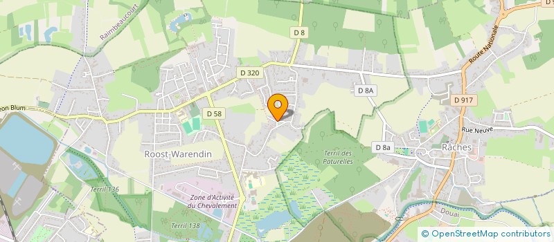 localisation de l'entreprise MONSIEUR LAURENT BRICLOT  ROOST-WARENDIN