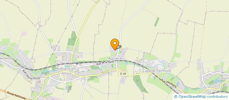 localisation de l'entreprise MONSIEUR LAURENT BRIDOUX  AGNIERES