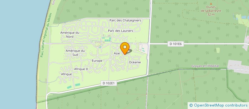 localisation de l'entreprise MONSIEUR LAURENT BRIET  GRAYAN ET L'HOPITAL