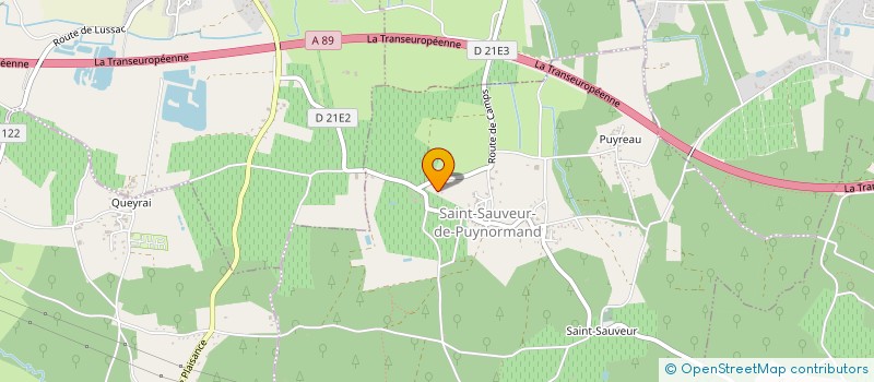 localisation de l'entreprise MONSIEUR LAURENT BRISSEAU  SAINT-SAUVEUR-DE-PUYNORMAND