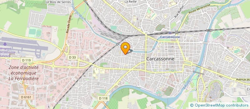 localisation de l'entreprise MONSIEUR LAURENT BRONDEAU à CARCASSONNE