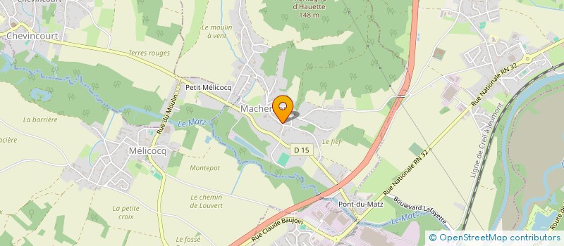 localisation de l'entreprise MONSIEUR LAURENT BROSSEAU  LE PLESSIS-BRION