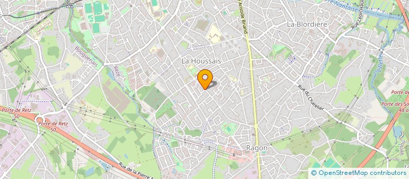 localisation de l'entreprise MONSIEUR LAURENT BROSSET à REZE