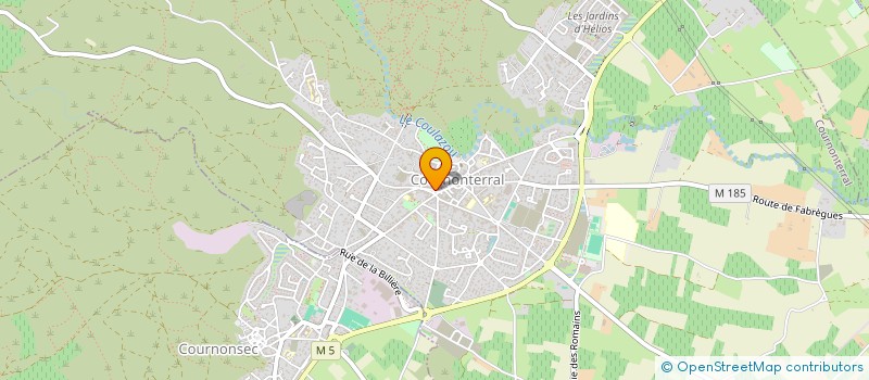 localisation de l'entreprise MONSIEUR LAURENT BROUILLARD  COURNONTERRAL