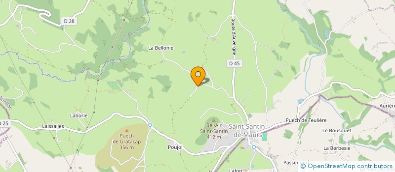 localisation de l'entreprise MONSIEUR LAURENT BROUSSAL à SAINT-SANTIN-DE-MAURS