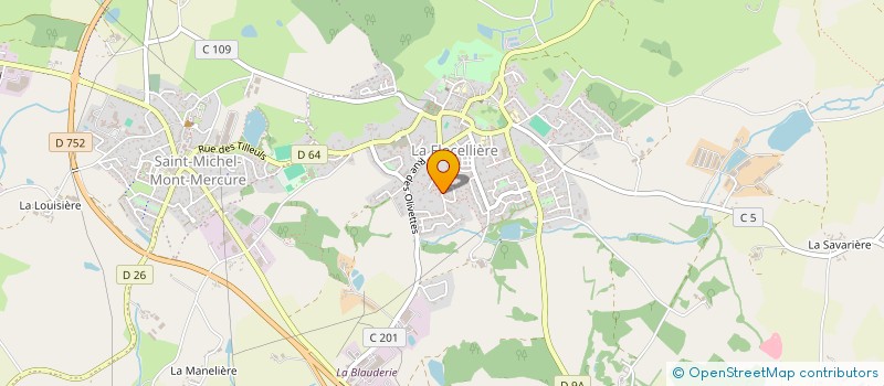 localisation de l'entreprise MONSIEUR LAURENT BROUSSEAU à POUZAUGES