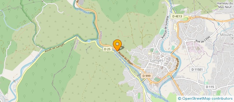 localisation de l'entreprise MONSIEUR LAURENT BRU  GANGES