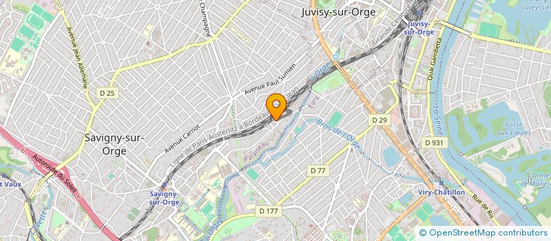 localisation de l'entreprise MONSIEUR LAURENT BRUDER à SAVIGNY-SUR-ORGE