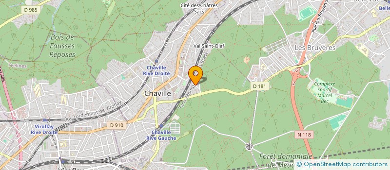 localisation de l'entreprise MONSIEUR LAURENT BRUEL à CHAVILLE